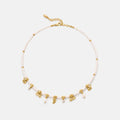 Cat Pearl Beaded Necklace
