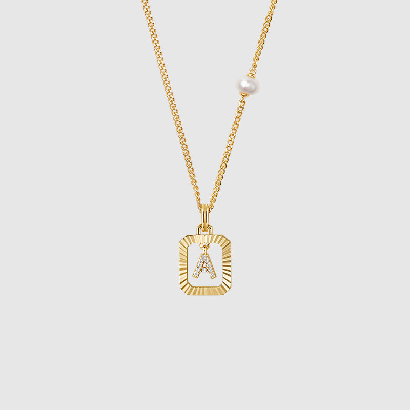Be Myself Initial Necklace
