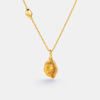 Raw Citrine Necklace