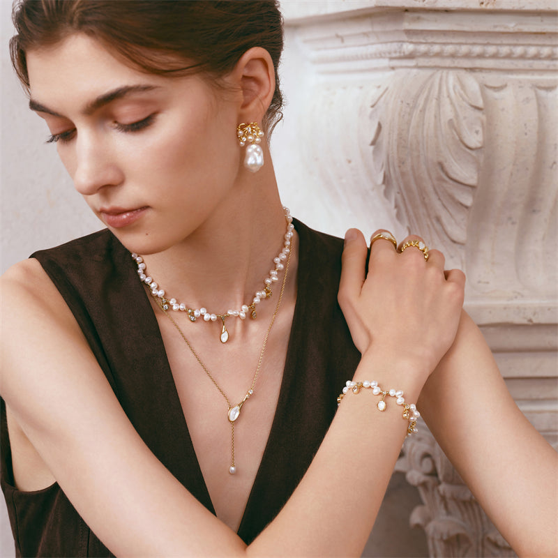 Champagne Moment Pearl Bracelet