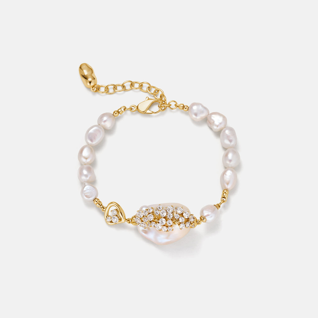Drift Sand Baroque Pearl Bracelet