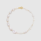 Sea Foam Baroque Pearl Necklace