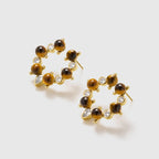 Oracle Tiger's Eye Stud Earrings