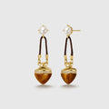 Oracle Tiger's Eye Drop Earrings