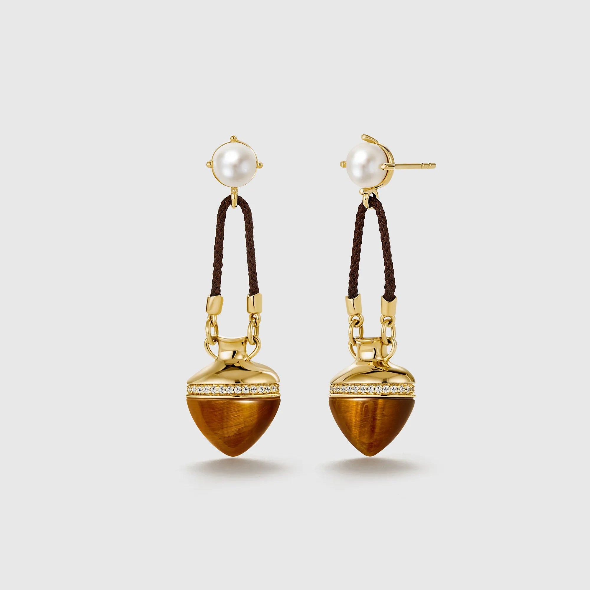 Oracle Tiger's Eye Drop Earrings