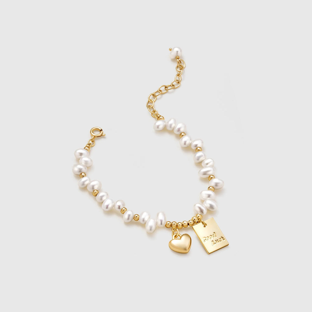 Glücks- und Liebesperlenarmband