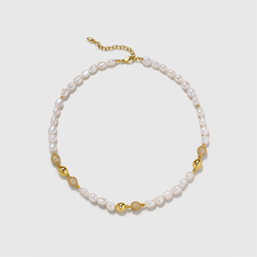Baroque Pearl Balloon Necklace