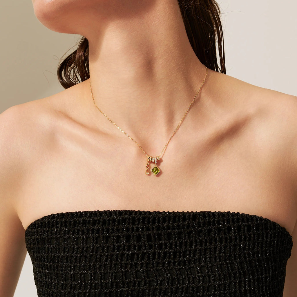 Birthstone Charm Necklace