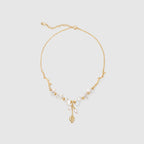 Floriography Keshi Pearl Branch Necklace