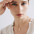 Floriography Pearl Drop Necklace
