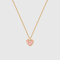 Be Love Pink Heart Necklace