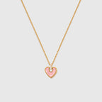 Be Love Pink Heart Necklace