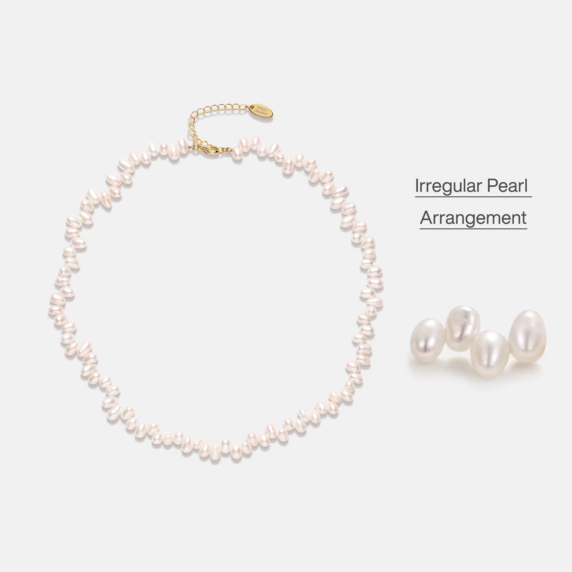 Irregular Choker Pearl Necklace