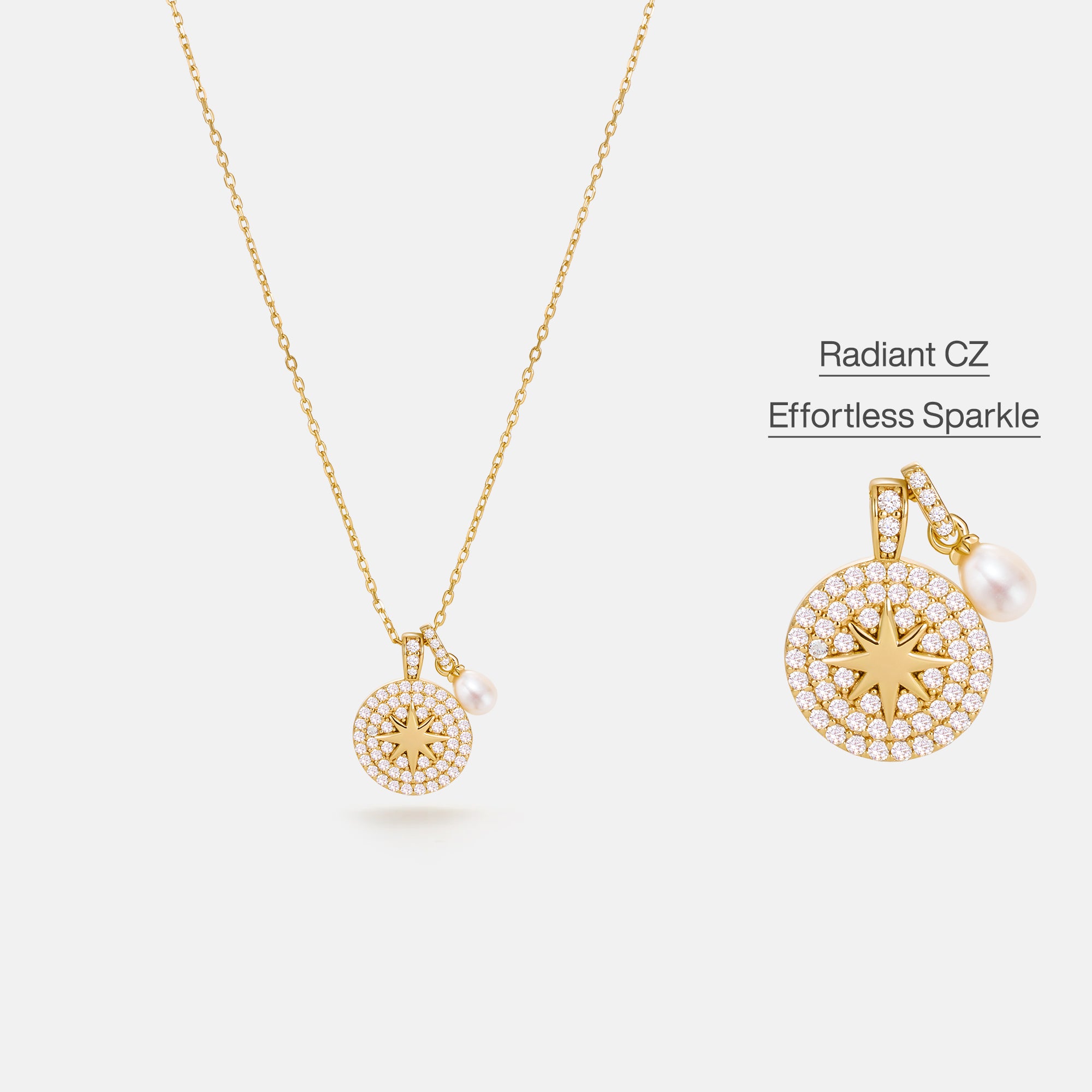 Celestial North Star Necklace
