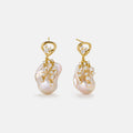 Drift Sand Baroque Pearl Earrings