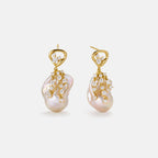 Drift Sand Baroque Pearl Earrings