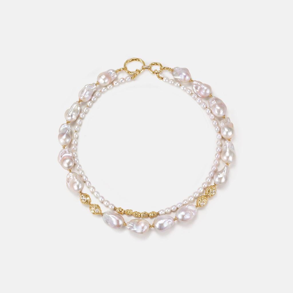 Sea Jewel Baroque Pearl Necklace