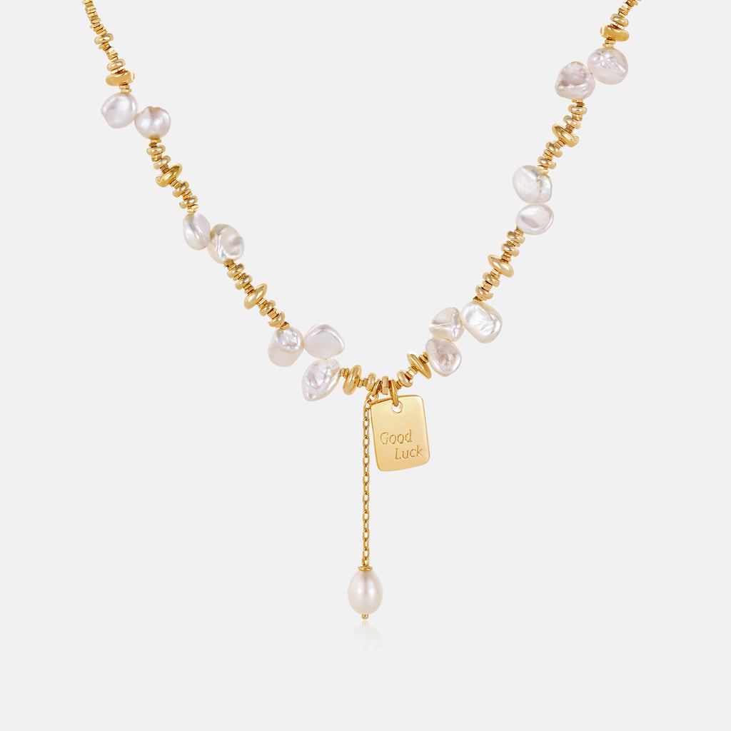 Good Luck Keshi Pearl Necklace