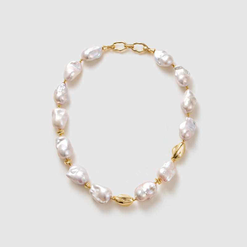 Sea Breeze Baroque Pearl Necklace