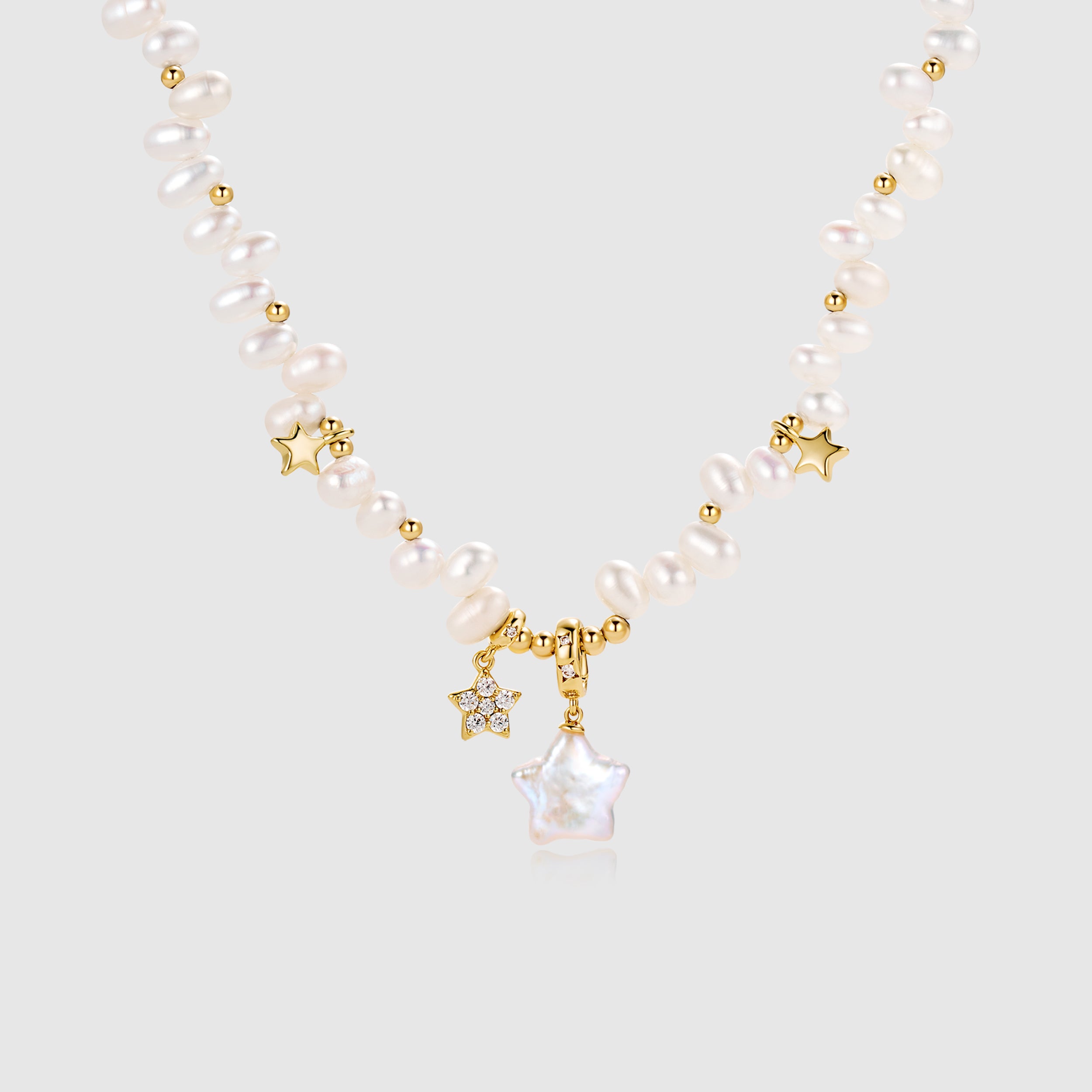 Starlight Irregular Pearl Necklace