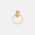 Dancing Cat Pearl Beaded Ring