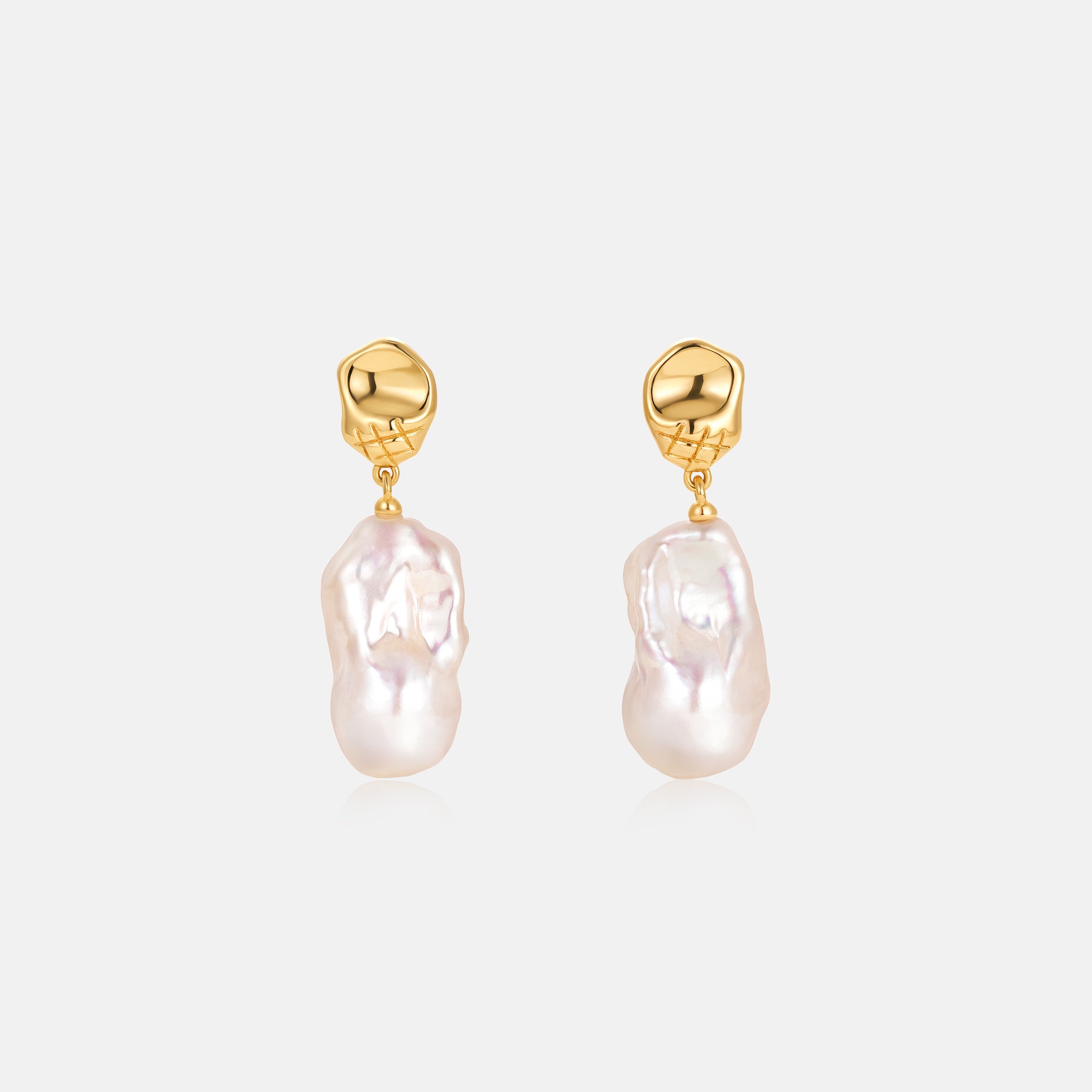 Aurora Baroque Pearl Earrings