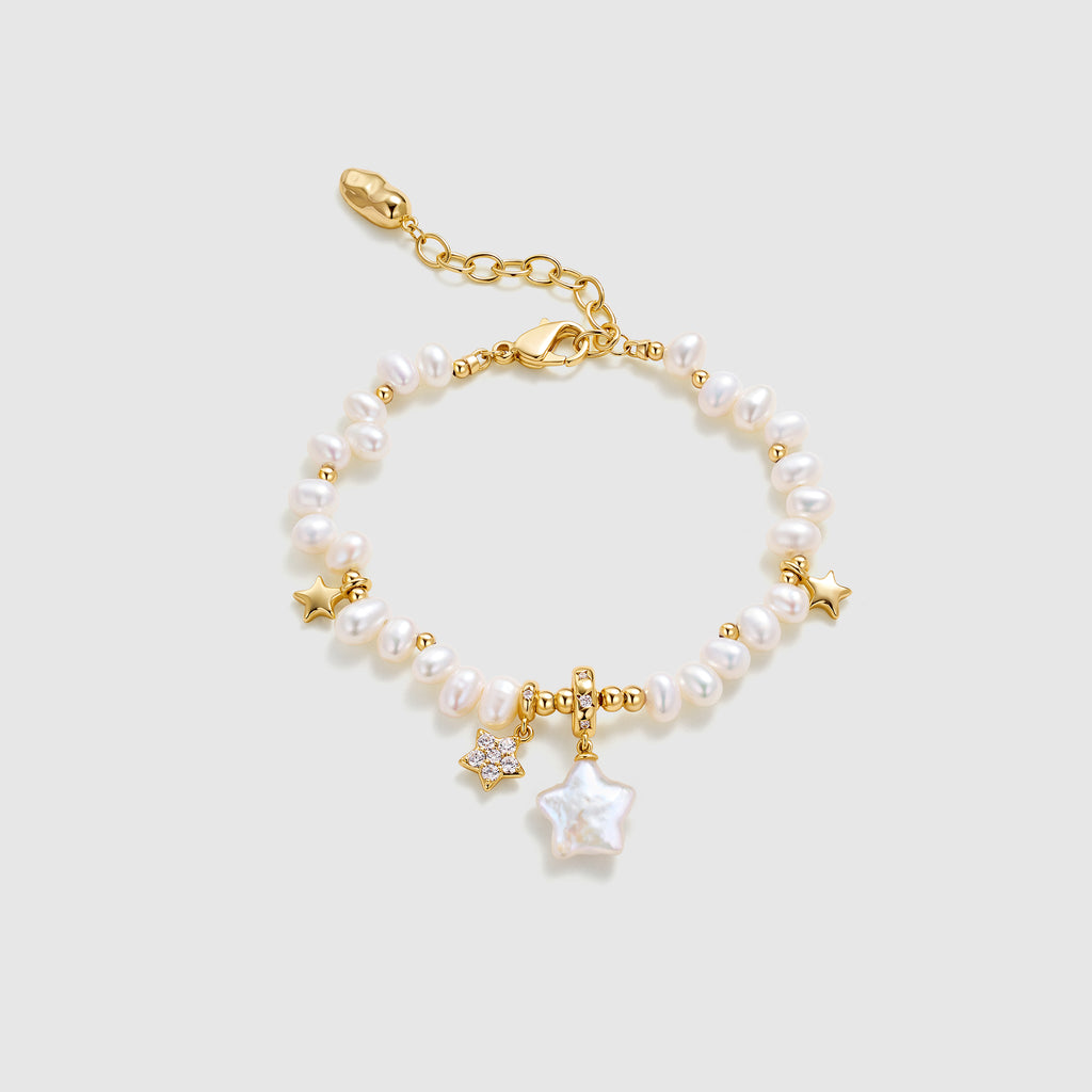 Starlight Irregular Pearl Bracelet
