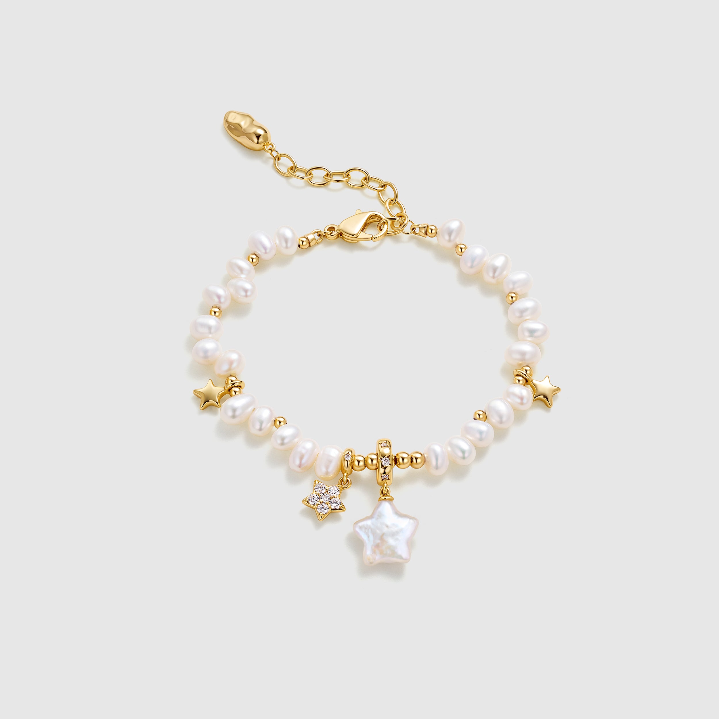 Starlight Irregular Pearl Bracelet