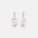 Lotus Baroque Pearl Earrings