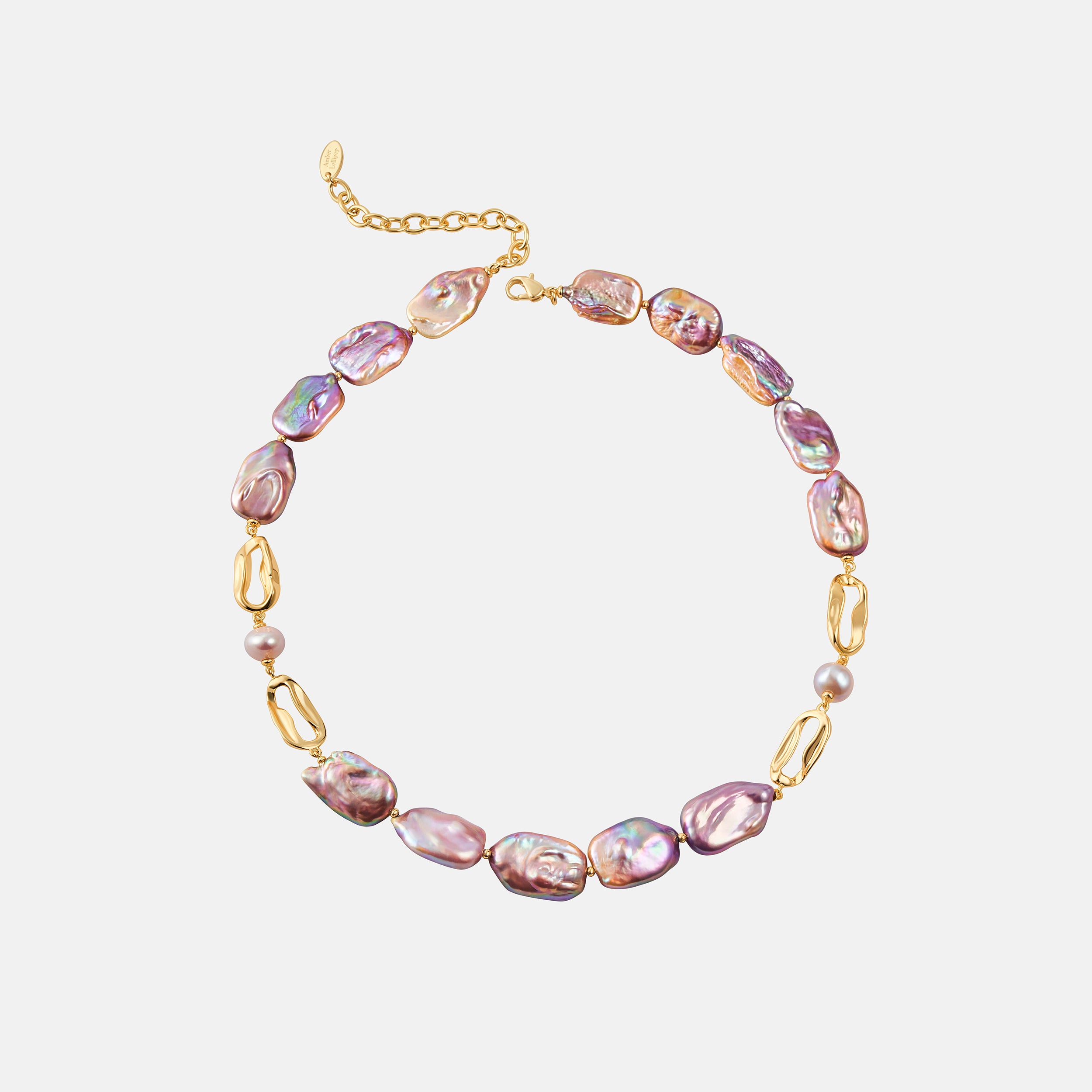 Sea Treasure Baroque Pearl Collar Necklace