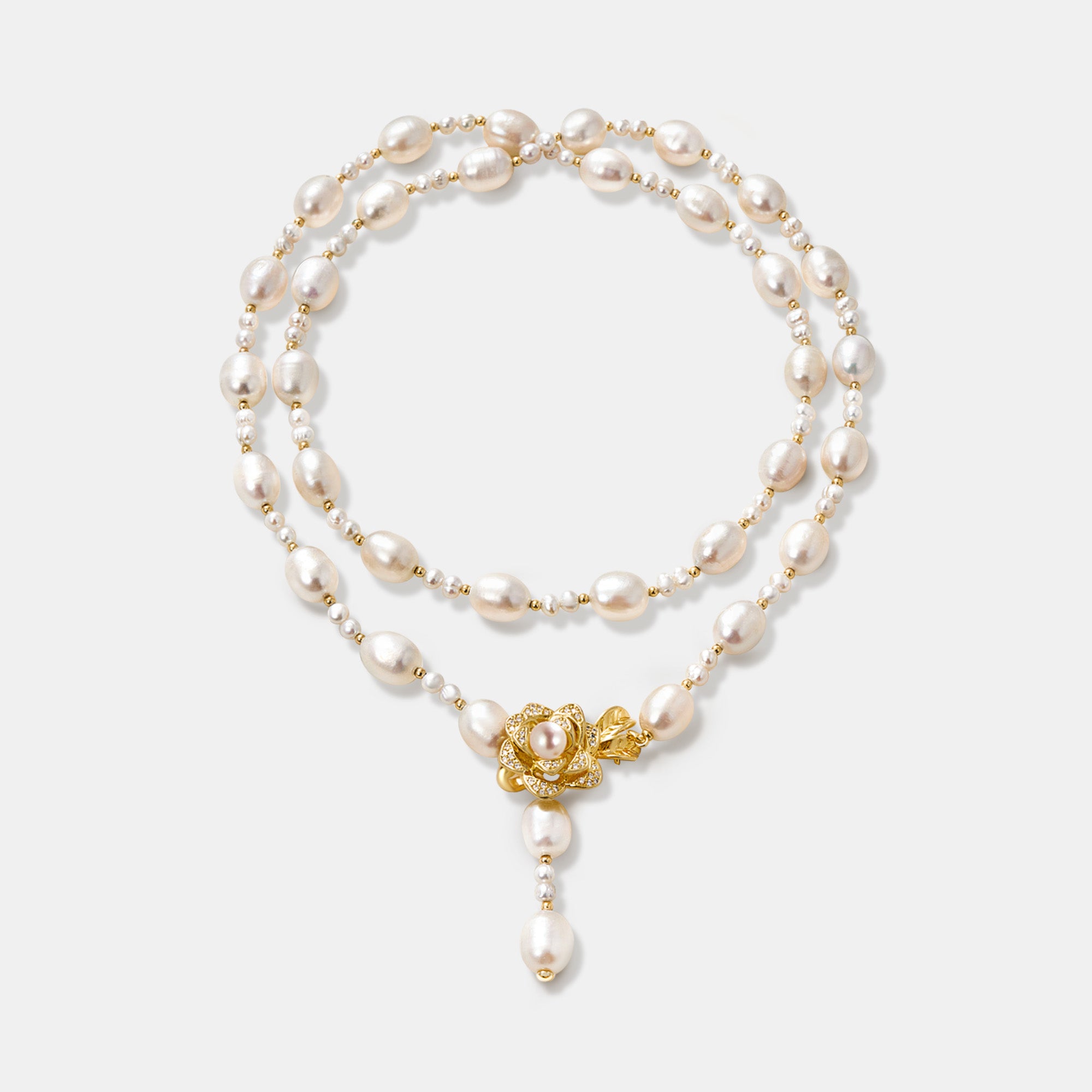 Adjustable Baroque Pearl Necklace