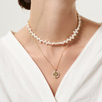 Zodiac Stellar Mother of Pearl Necklace
