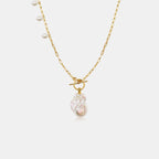 Breaking Dawn Baroque Pearl Necklace