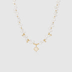 Radiant Star Pearl Necklace
