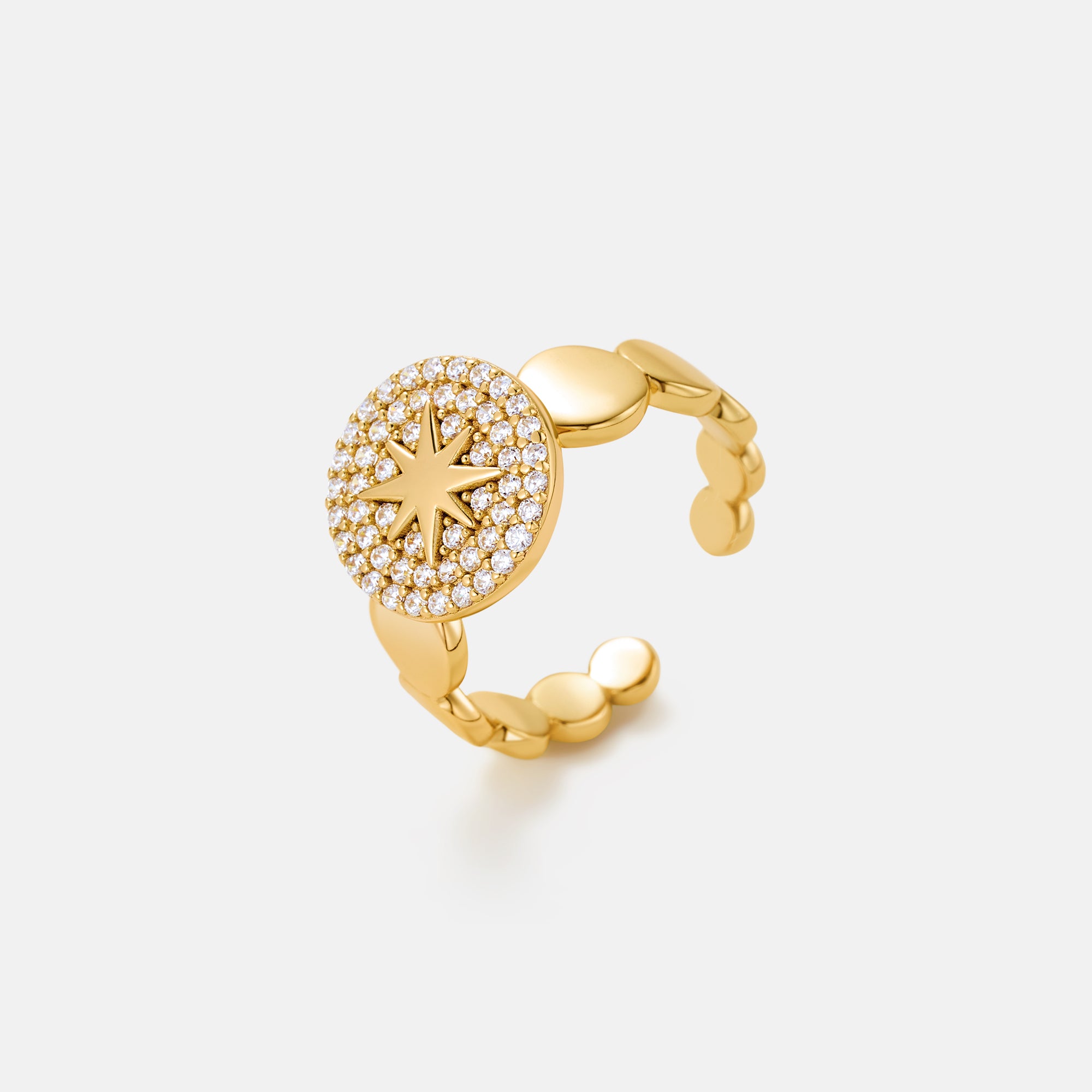 Celestial Star Open Ring