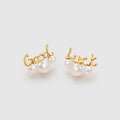 Good Luck Pearl Drop Earrings
