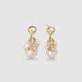 Drift Sand Baroque Pearl Earrings