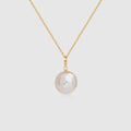 Button Pearl Necklace