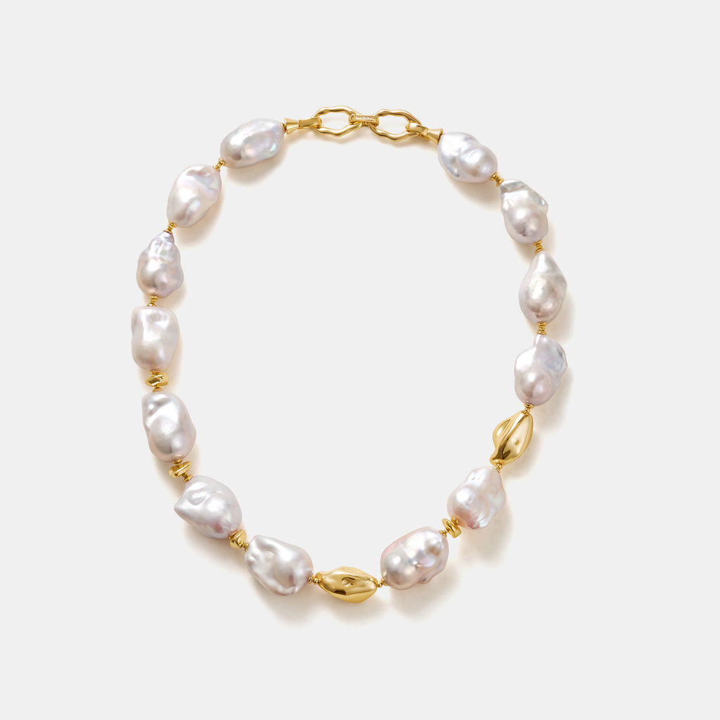 Sea Breeze Baroque Pearl Necklace