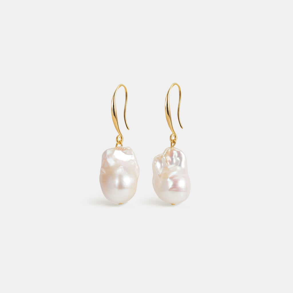 Breaking Dawn Baroque Pearl Earrings