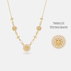 Celestial Star CZ Pendant Necklace