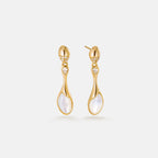 Champagne Moment Pearl Drop Earrings