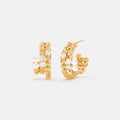 L’Essence Layered Pearl Hoop Earrings