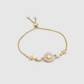 Celestial Star Pearl Adjustable Bracelet