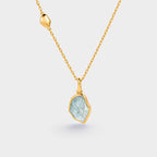 Raw Aquamarine Necklace