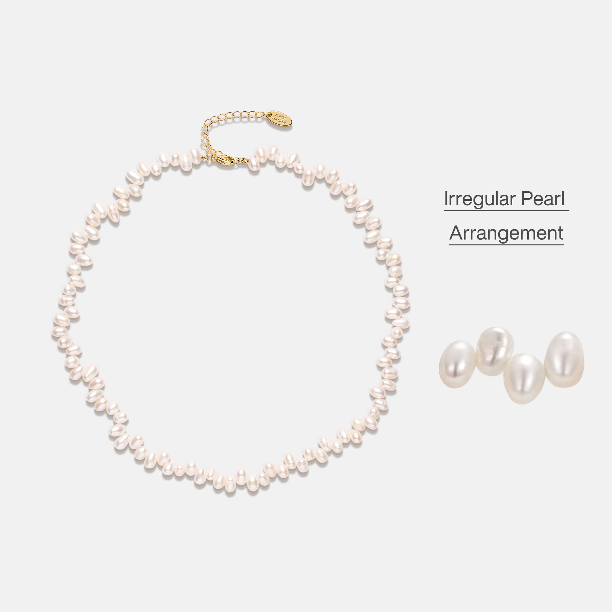 Irregular Choker Pearl Necklace