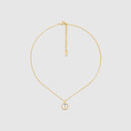 Signet Initial Necklace