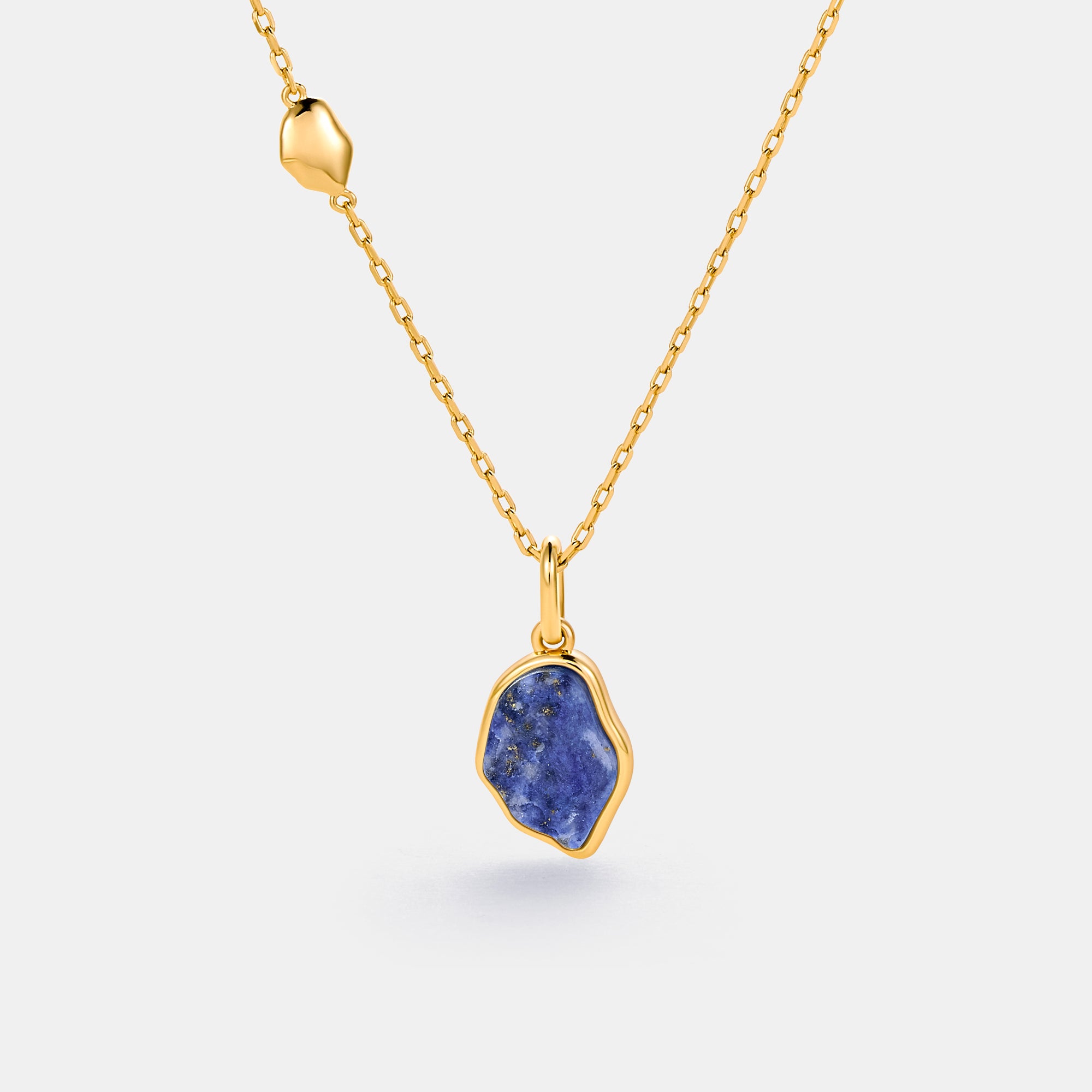 Raw Lapis Lazuli Necklace