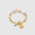 OT Chain Baroque Pearl Bracelet
