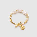 OT Chain Baroque Pearl Bracelet